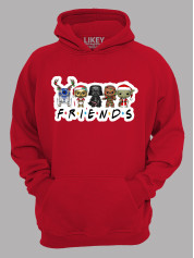Худі з новорічним принтом "Зоряні Війни - Друзі/Star Wars - Friends" (24110045)