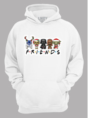 Худі з новорічним принтом "Зоряні Війни - Друзі/Star Wars - Friends" (24110045)