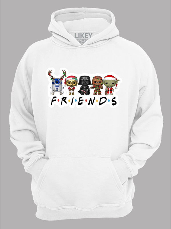Худі з новорічним принтом "Зоряні Війни - Друзі/Star Wars - Friends" (24110045)