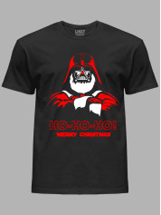 Новорічна футболка чоловіча з принтом "Дарт Вейдер - Щасливого Різдва Хо Хо Хо/Darth Vader - Merry Christmas Ho Ho Ho" (24110048)
