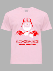Новорічна футболка чоловіча з принтом "Дарт Вейдер - Щасливого Різдва Хо Хо Хо/Darth Vader - Merry Christmas Ho Ho Ho" (24110048)