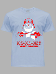 Новорічна футболка чоловіча з принтом "Дарт Вейдер - Щасливого Різдва Хо Хо Хо/Darth Vader - Merry Christmas Ho Ho Ho" (24110048)