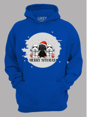 Худі з новорічним принтом "Санта Вейдер і снігові Штурмовики" (24110049)