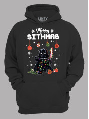 Худи с новогодним принтом "Счастливого Ситхства/Merry Sithmas" (24110050)