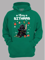 Худи с новогодним принтом "Счастливого Ситхства/Merry Sithmas" (24110050)