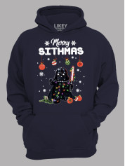 Худи с новогодним принтом "Счастливого Ситхства/Merry Sithmas" (24110050)