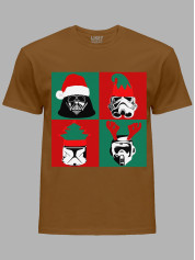 Новорічна футболка чоловіча з принтом "Зоряні Війни Новий Рік/Star Wars New Year" (24110051)