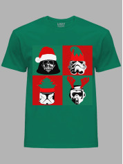 Новорічна футболка чоловіча з принтом "Зоряні Війни Новий Рік/Star Wars New Year" (24110051)