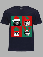 Новорічна футболка чоловіча з принтом "Зоряні Війни Новий Рік/Star Wars New Year" (24110051)