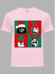 Новорічна футболка чоловіча з принтом "Зоряні Війни Новий Рік/Star Wars New Year" (24110051)