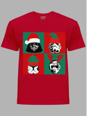 Новорічна футболка чоловіча з принтом "Зоряні Війни Новий Рік/Star Wars New Year" (24110051)