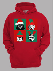 Худі з новорічним принтом "Зоряні Війни Новий Рік/Star Wars New Year" (24110051)