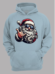 Худи с новогодним принтом "Крутой Санта/Cool Santa" (24110054)