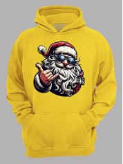 Худи с новогодним принтом "Крутой Санта/Cool Santa" (24110054)