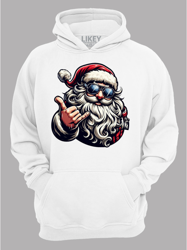 Худі з новорічним принтом "Крутий Санта/Cool Santa" (24110054)