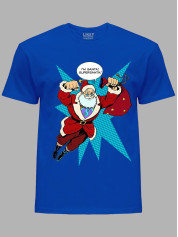 Новорічна футболка чоловіча з принтом "I'm Santa!SuperSanta/Я Санта!СуперСанта" (24110056)