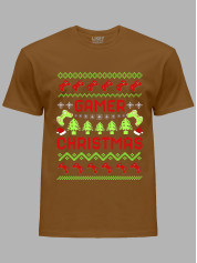 Новорічна футболка чоловіча з принтом "Геймерське Різдво/Gamer Christmas" (24110060)