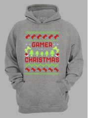 Худи с новогодним принтом "Геймерское Рождество/Gamer Christmas" (24110060)
