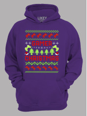 Худи с новогодним принтом "Геймерское Рождество/Gamer Christmas" (24110060)