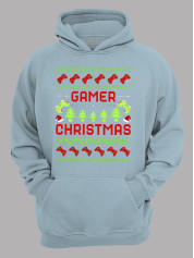 Худи с новогодним принтом "Геймерское Рождество/Gamer Christmas" (24110060)