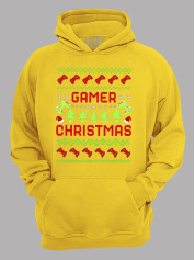 Худи с новогодним принтом "Геймерское Рождество/Gamer Christmas" (24110060)