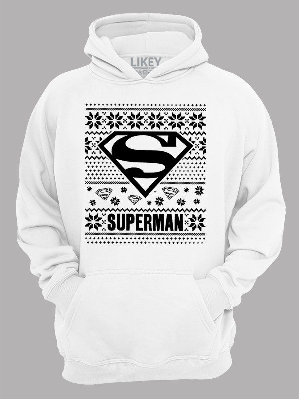 Худі з новорічним принтом "Супермен/Superman" (24110061)