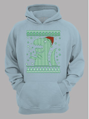 Худі з новорічним принтом "Різдвяний Рекс/Christmas Rex" (24110064)