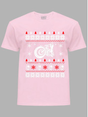 Новорічна футболка чоловіча з принтом "Мото Різдво/Moto Christmas" (24110065)