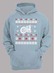 Худи с новогодним принтом "Мото Рождество/Moto Christmas" (24110065)