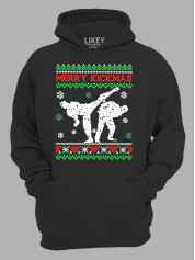 Худі з новорічним принтом "Щасливого Різдва каратисти/Merry kickmas" (24110068)