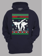 Худі з новорічним принтом "Щасливого Різдва каратисти/Merry kickmas" (24110068)