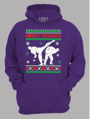 Худі з новорічним принтом "Щасливого Різдва каратисти/Merry kickmas" (24110068)