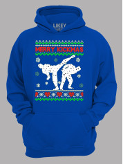 Худі з новорічним принтом "Щасливого Різдва каратисти/Merry kickmas" (24110068)