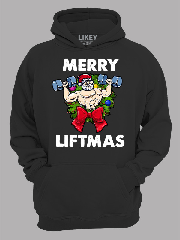 Худі з новорічним принтом "Щасливого Різдва качок/Merry liftmas" (24110069)