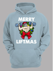 Худи с новогодним принтом "Счастливого Рождества качок/Merry liftmas" (24110069)