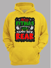 Худи с новогодним принтом "Счастливого фитнес Рождества и Нового Года/Merry fitmas and a Happy New Rear" (24110070)