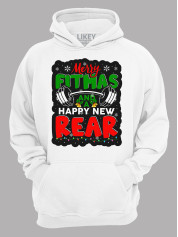 Худи с новогодним принтом "Счастливого фитнес Рождества и Нового Года/Merry fitmas and a Happy New Rear" (24110070)