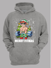 Худи с новогодним принтом "Счастливого фитнес Рождества/Merry Fitmas" (24110074)
