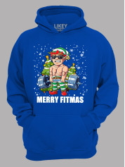 Худи с новогодним принтом "Счастливого фитнес Рождества/Merry Fitmas" (24110074)