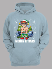 Худи с новогодним принтом "Счастливого фитнес Рождества/Merry Fitmas" (24110074)