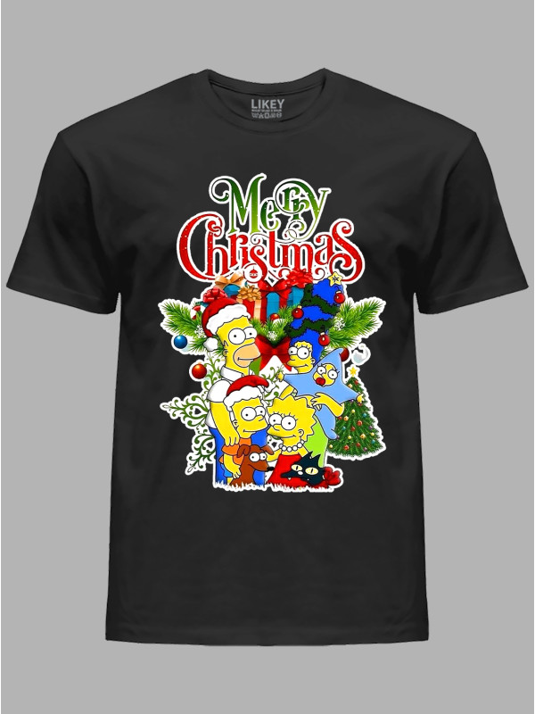 Футболка дитяча "Щасливого Різдва із Сімпсонами/Merry Christmas with the Simpsons" (24110080)