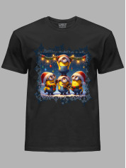 Футболка дитяча "Посіпаки у Новий Рік/New Year's Minions" (24110083)