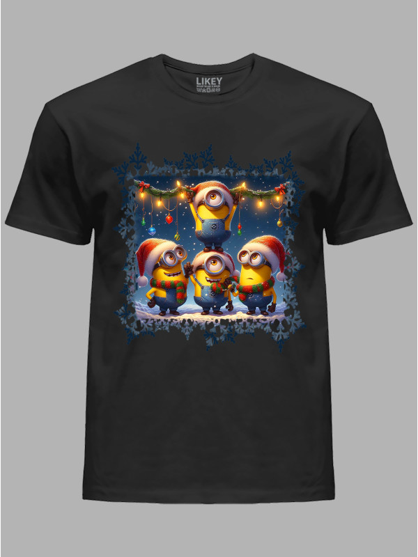 Футболка дитяча "Посіпаки у Новий Рік/New Year's Minions" (24110083)