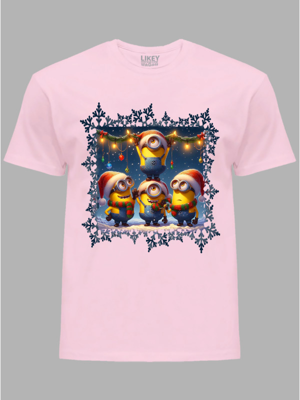 Футболка дитяча "Посіпаки у Новий Рік/New Year's Minions" (24110083)