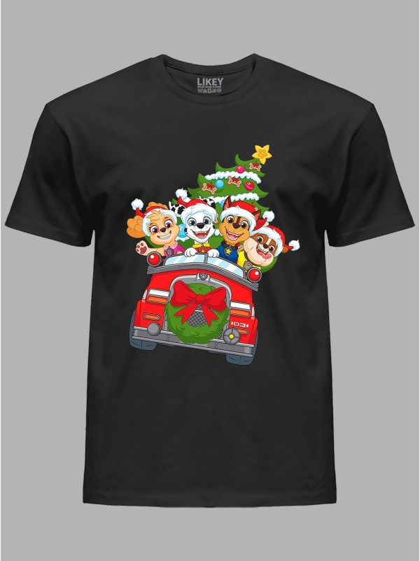 Футболка дитяча "Новорічний Щенячий патруль/New Year's Paw Patrol" (24110091)