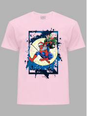 Футболка дитяча "Санта Людина-Павук і місяць/Santa Spider-Man and the moon" (24110098)