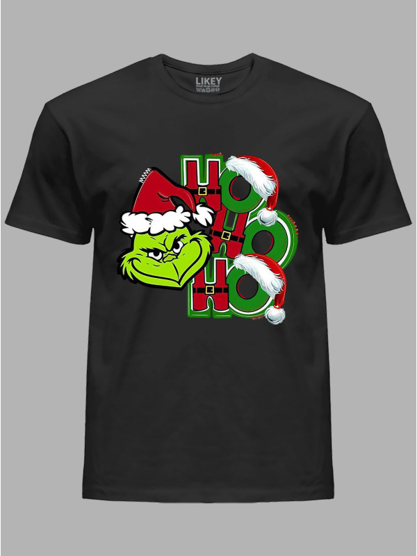 Футболка дитяча "Грінч хо хо хо/Grinch ho ho ho" (24110101)