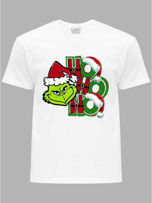 Футболка дитяча "Грінч хо хо хо/Grinch ho ho ho" (24110101)