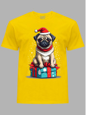 Футболка дитяча "Санта мопс/Santa pug" (24110105)