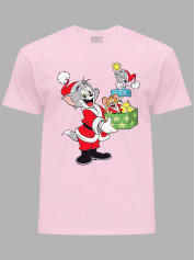 Футболка дитяча "Новорічні Том і Джеррі/New Year's Tom and Jerry" (24110116)